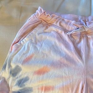 Tie dye shorts